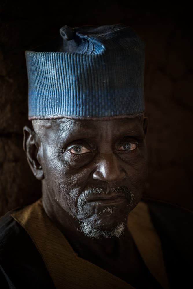 Wise Man Blue Eyes by Trevor Cole — canvas wall art