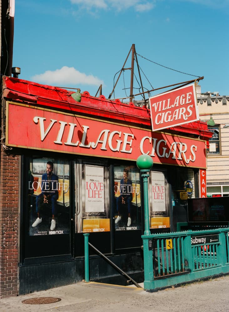 Classic Village Cigars NYC by Bethany Young — canvas wall art