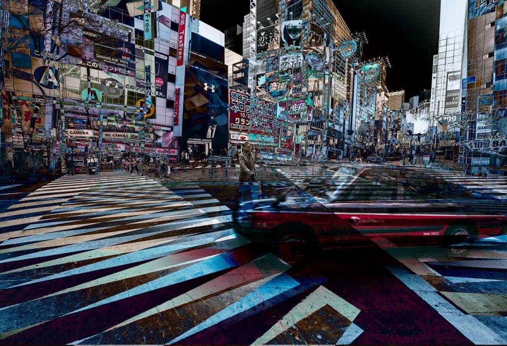 Urban Crossroads Motion by Carmine Chiriacò — canvas wall art