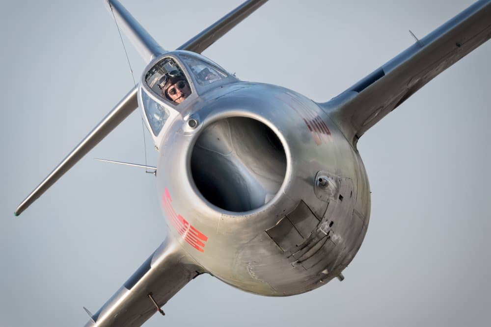 Vintage Jet Pilot by Piotr Wrobel — canvas wall art