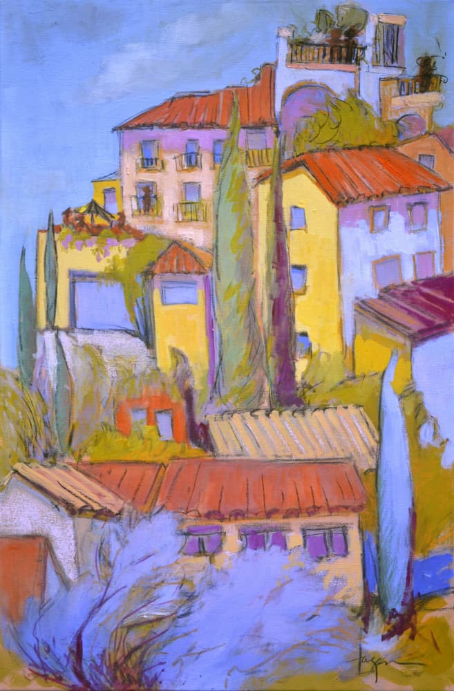 Mediterranean Hues by Dorothy Fagan — canvas wall art