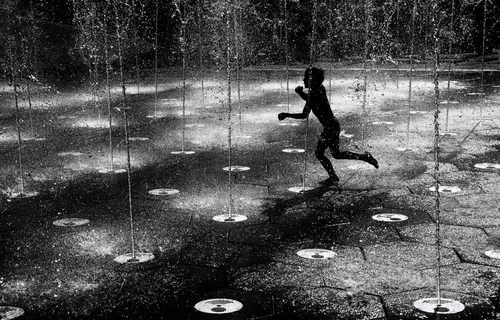 Joyful Water Run by Samanta Krivec — canvas wall art