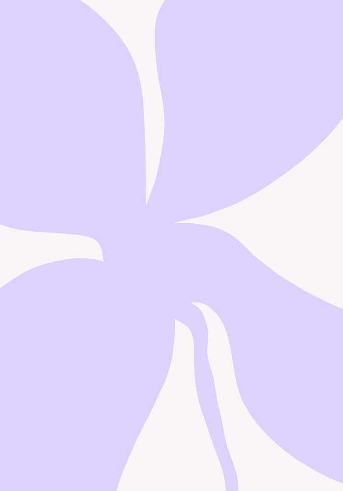 Lavender Bloom Twist by Athene Fritsch — canvas wall art