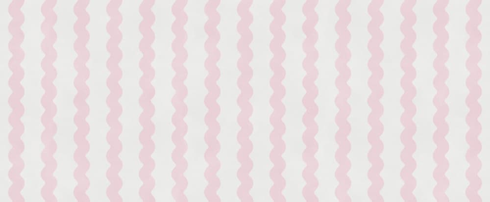Pink Wavy Stripes by Vitor Costa — canvas wall art
