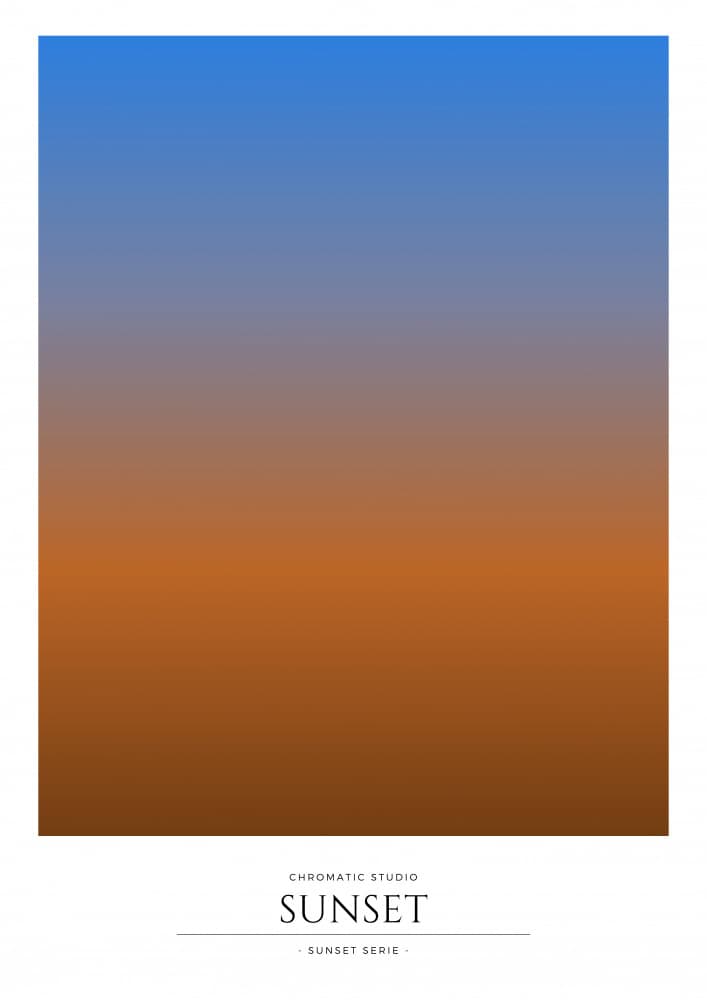 Sunset Gradient Sky by RS LAB STUDIO — canvas wall art