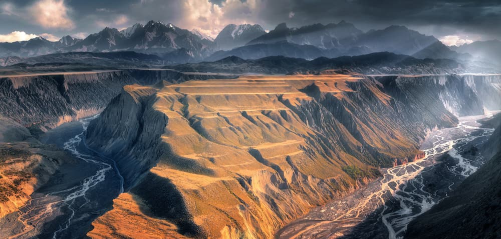 Majestic River Canyon by Selions(陈磊) — canvas wall art