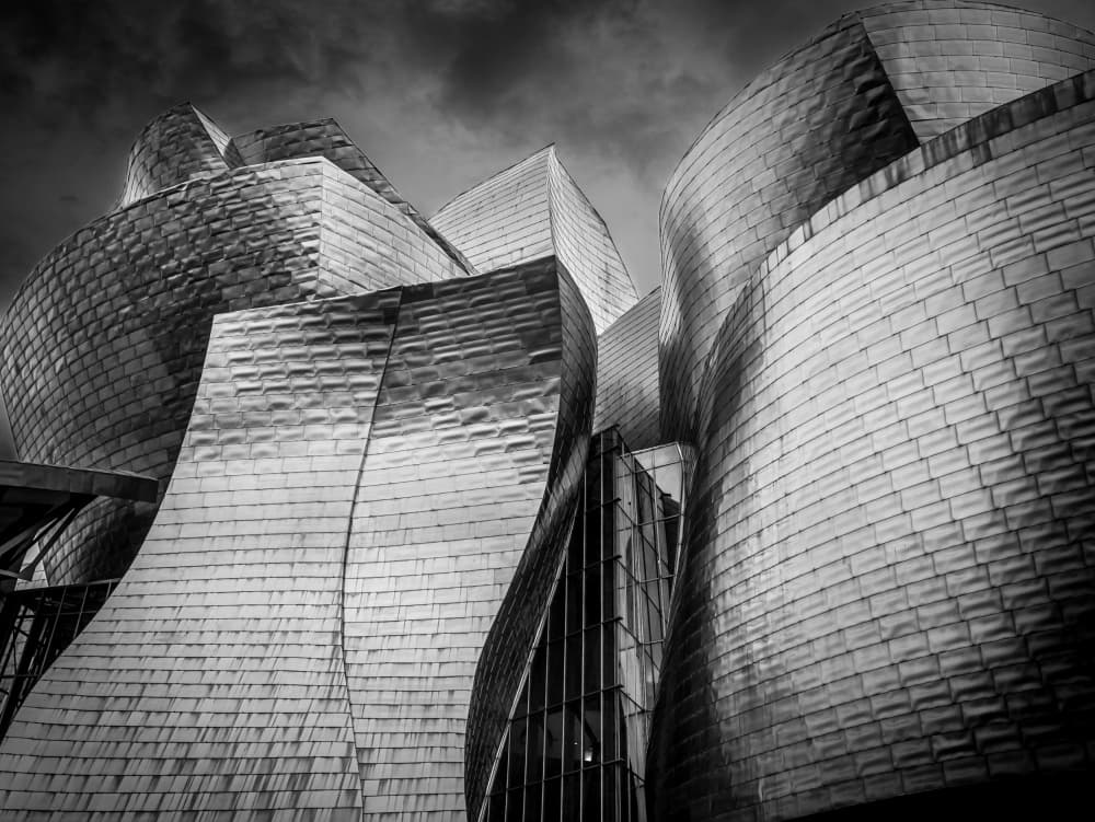 Dynamic Metallic Architecture by Fernando Silveira — canvas wall art