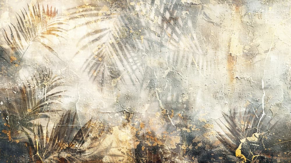 Faded Tropical Palms by Rafal Kulik — canvas wall art
