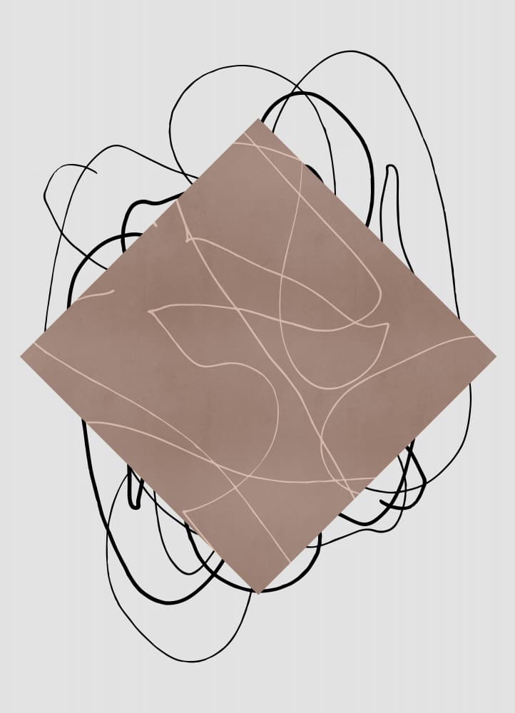 Lines and Shapes 11 by Mareike Böhmer — canvas wall art