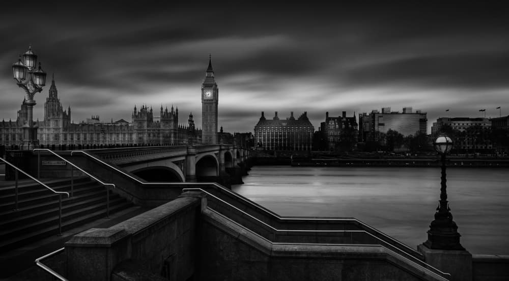 Big Ben Westminster Twilight by Jobin Mathew — canvas wall art
