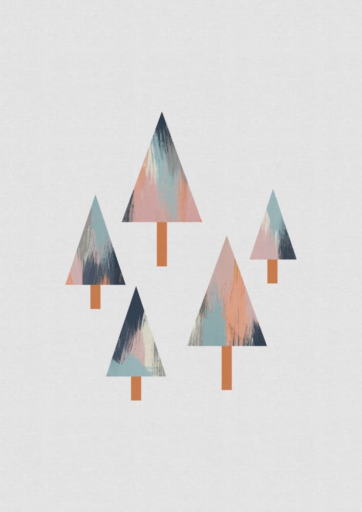 Serene Abstract Forest by Orara Studio — canvas wall art