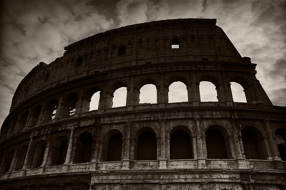 Ancient Roman Colosseum by Stefan Nielsen — canvas wall art