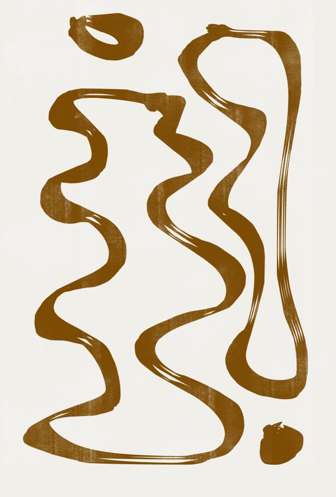 Curves and Lines by THE MIUUS STUDIO — canvas wall art