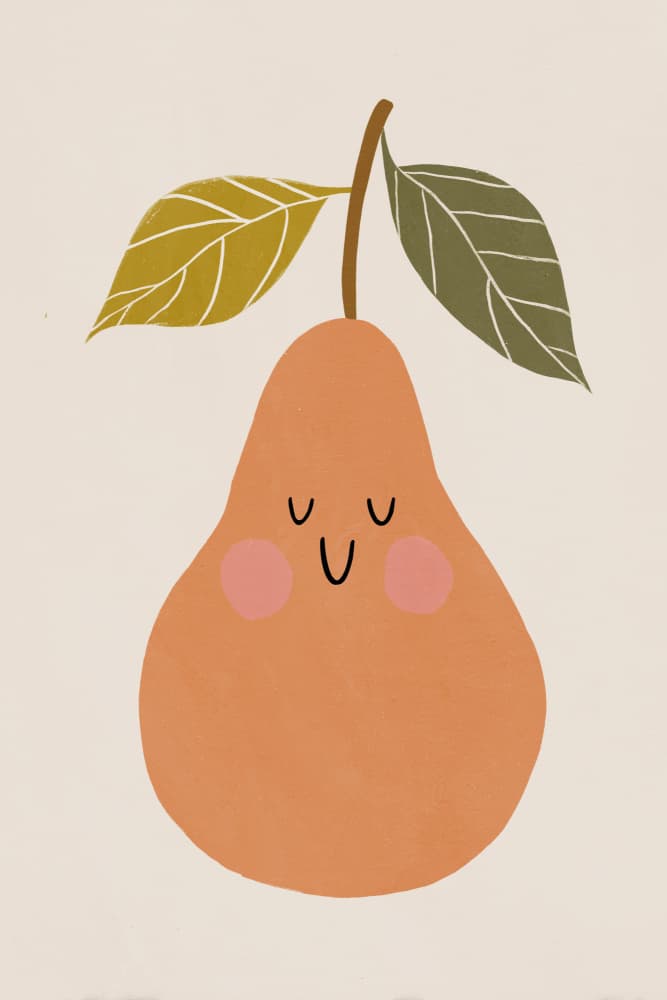 Happypearno02 by Treechild — canvas wall art