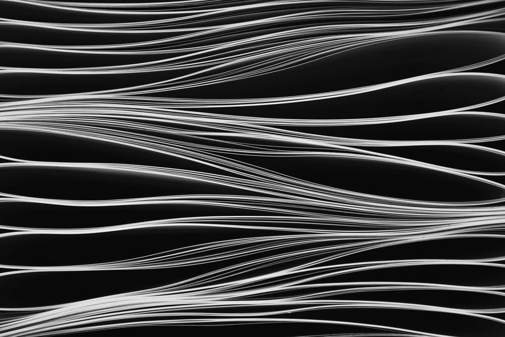 Wavy Abstract Lines by Giedre Trakimaviciene — canvas wall art