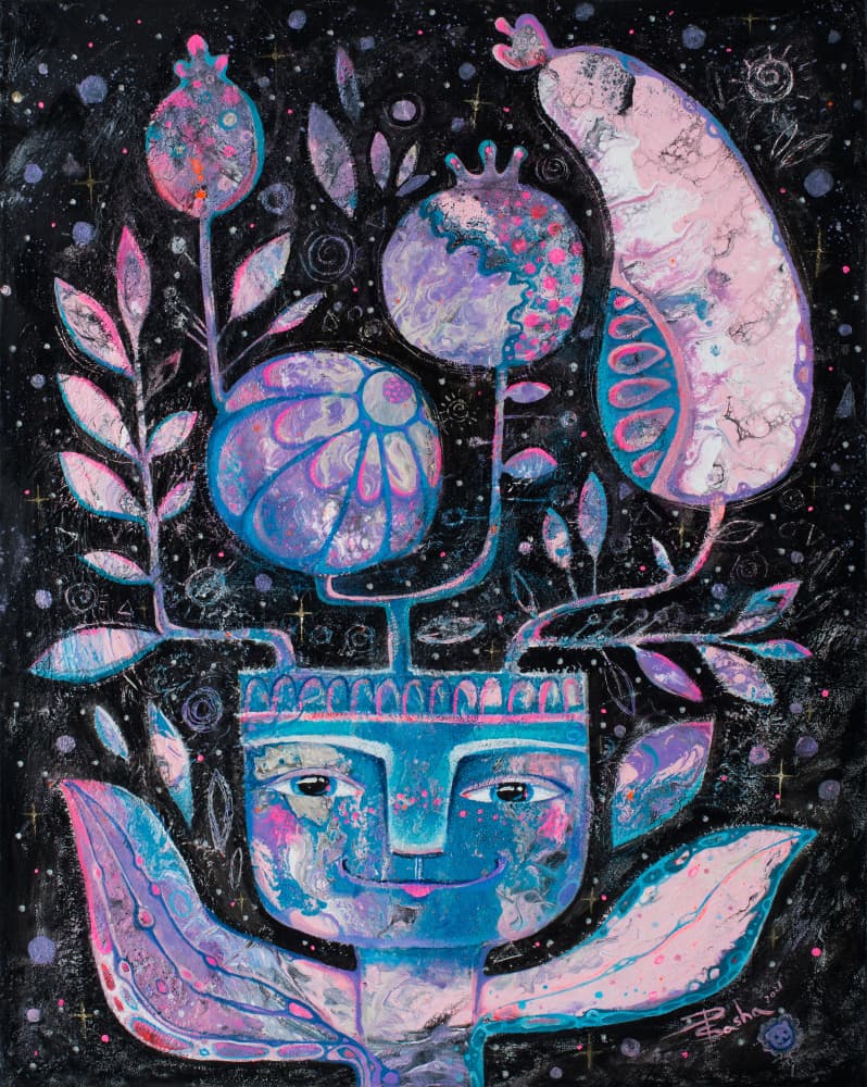 Whimsical Nature Spirit by Aleksandra Paranchenko — canvas wall art