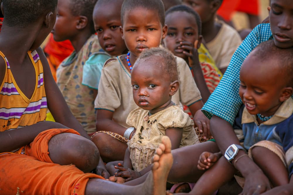Innocent African Faces by Jeffrey C. Sink — canvas wall art
