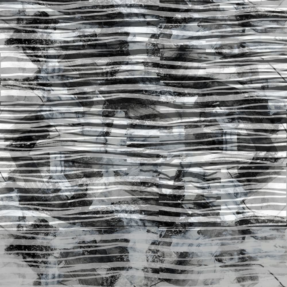 Monochrome Striped Texture by cartissi — canvas wall art