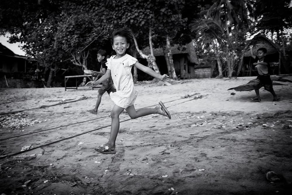 Joyful Beach Children by Marcel Rebro — canvas wall art