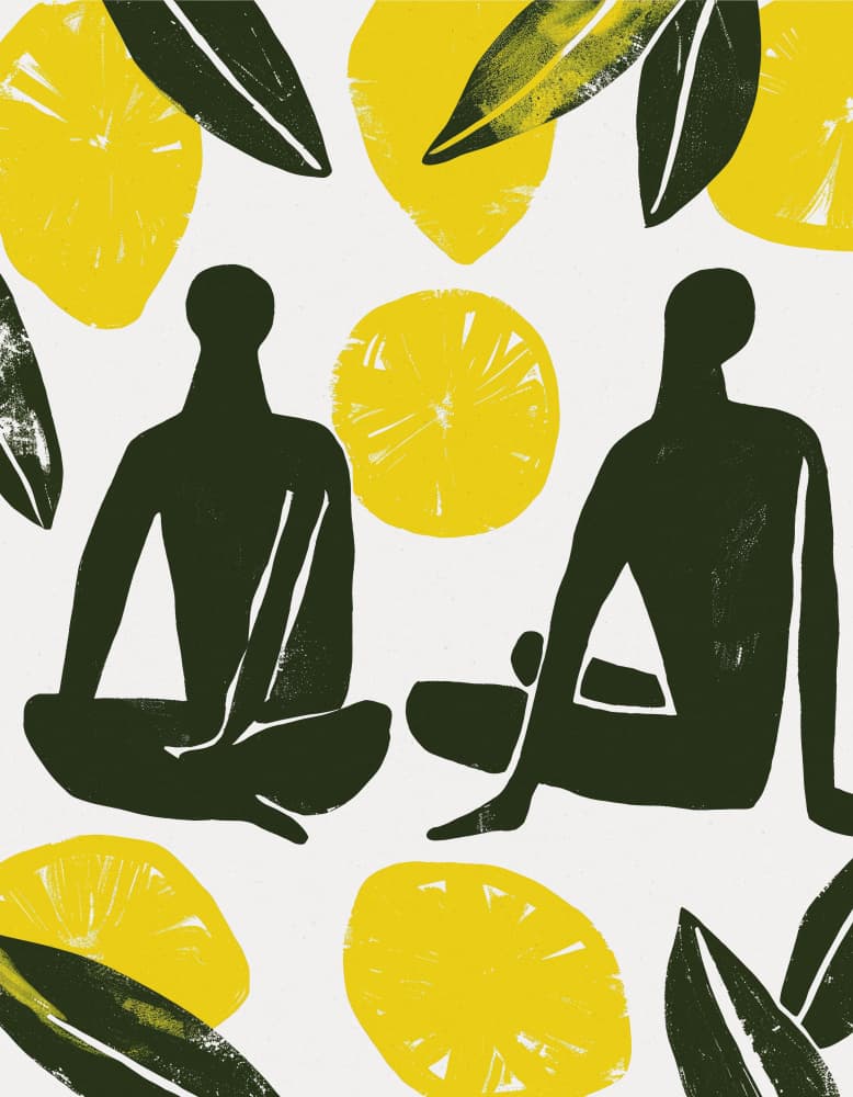 Lemon Meditations by Treechild — canvas wall art