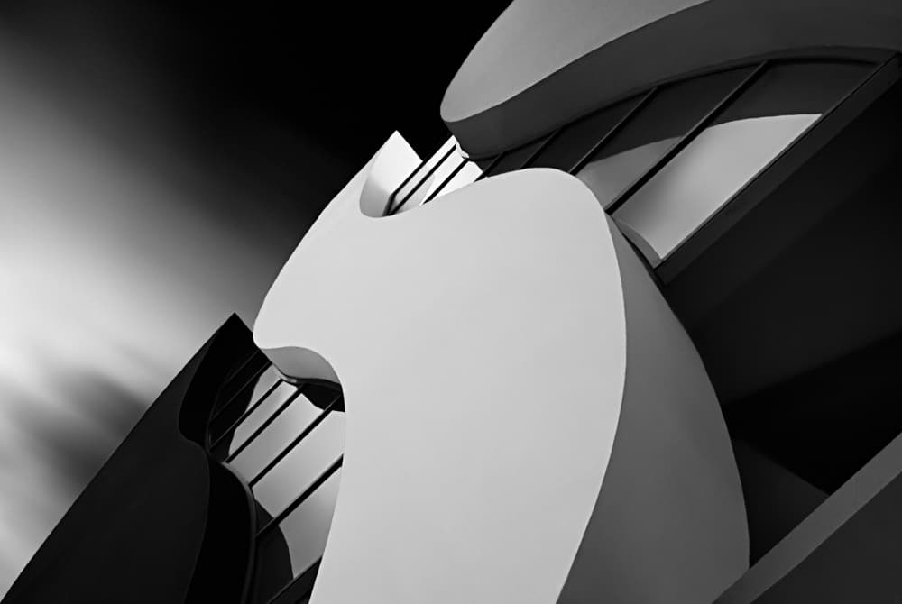 Modern Architectural Curves by willem — canvas wall art