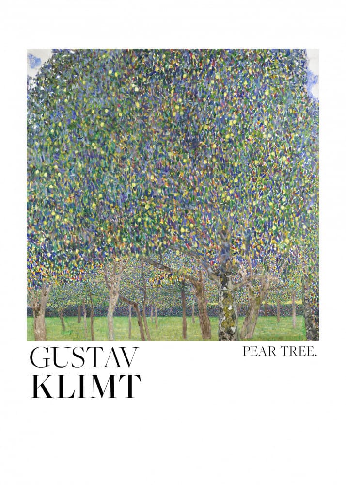 Pear Tree (1903) Poster by Gustav Klimt — canvas wall art