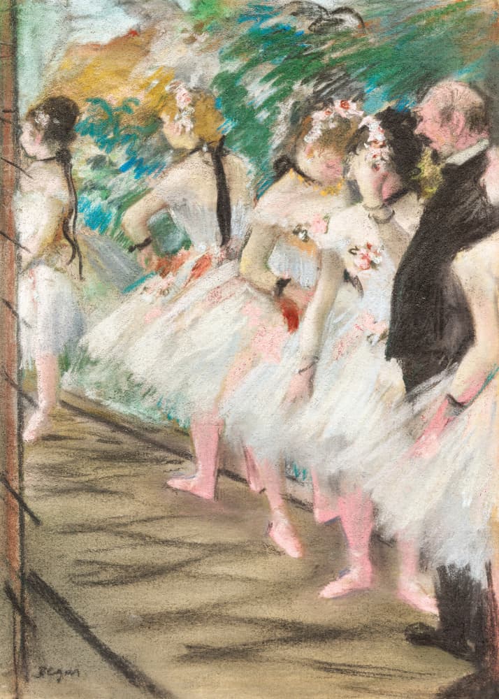 The Ballet by Edgar Degas — canvas wall art