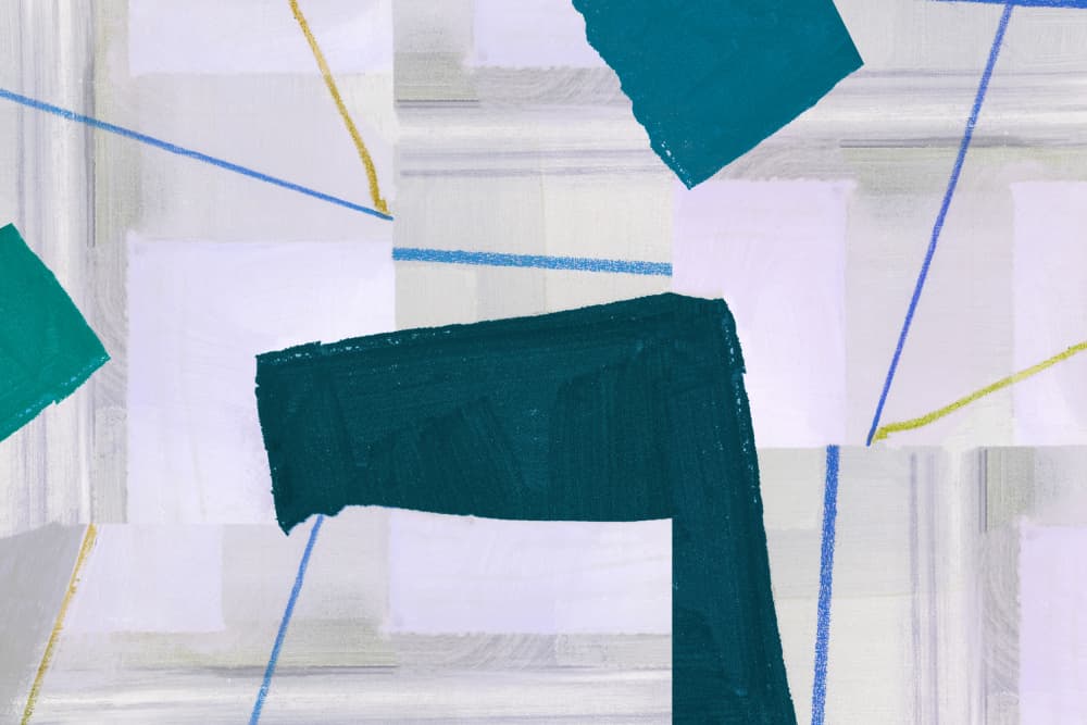 Modern Geometric Abstraction by cartissi — canvas wall art