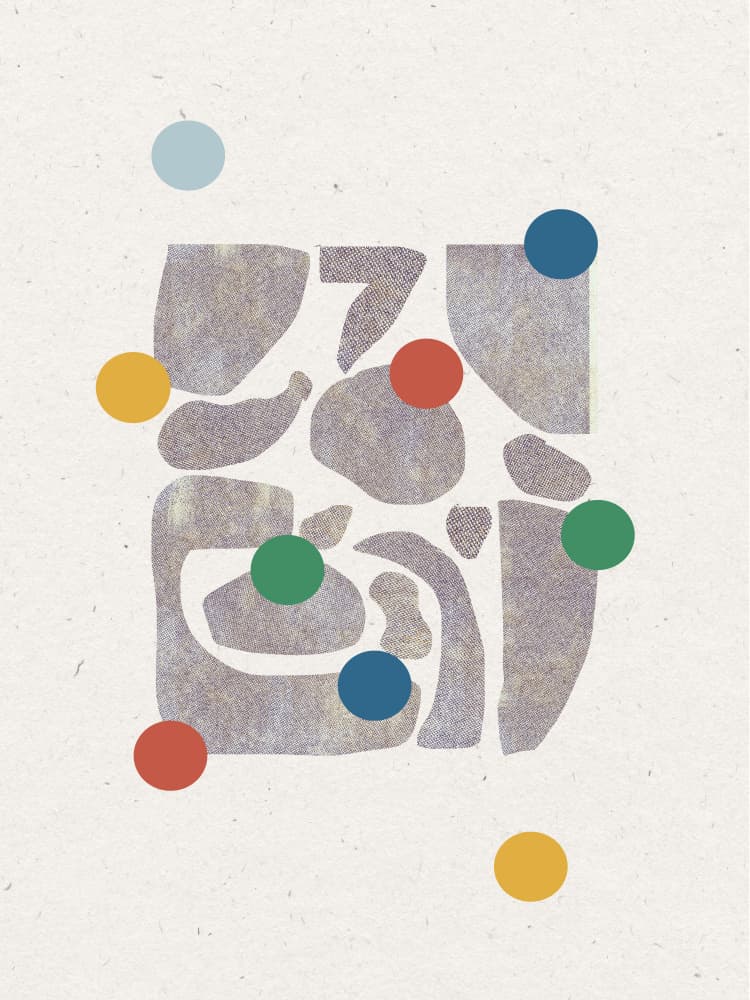 Colorful Harmony by THE MIUUS STUDIO — canvas wall art