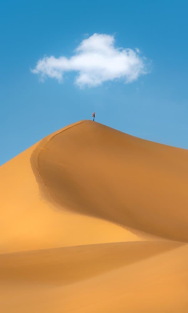 Golden Dune Cloud by Yuan Cui — canvas wall art