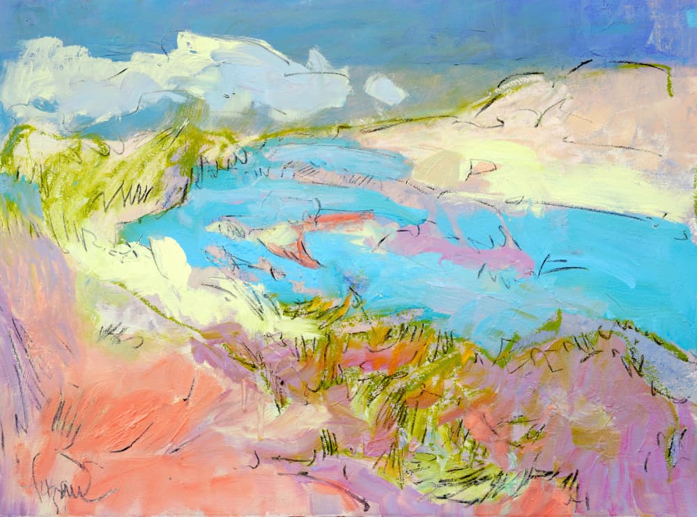 Dreamscape Hues by Dorothy Fagan — canvas wall art