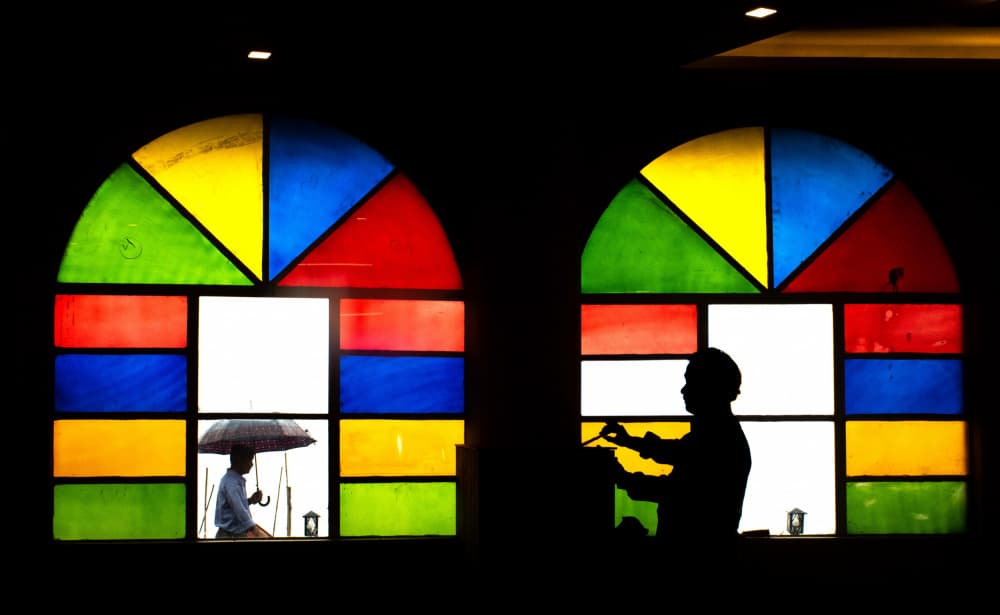 Stained Glass Silhouettes by Ananway Ganguly — canvas wall art