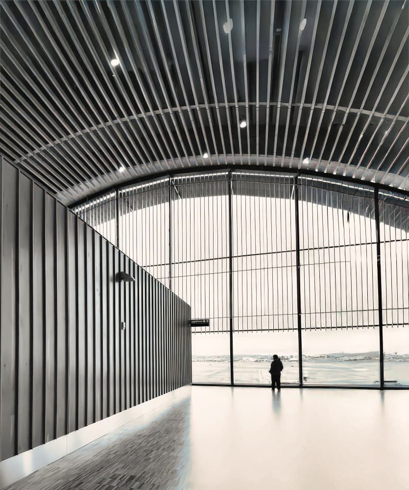 Solitary Airport View by Sunil Kulkarni — canvas wall art