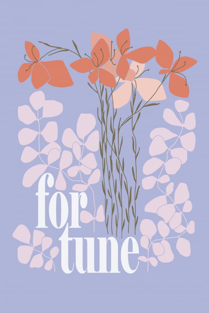 Floral Fortune by Annick — canvas wall art