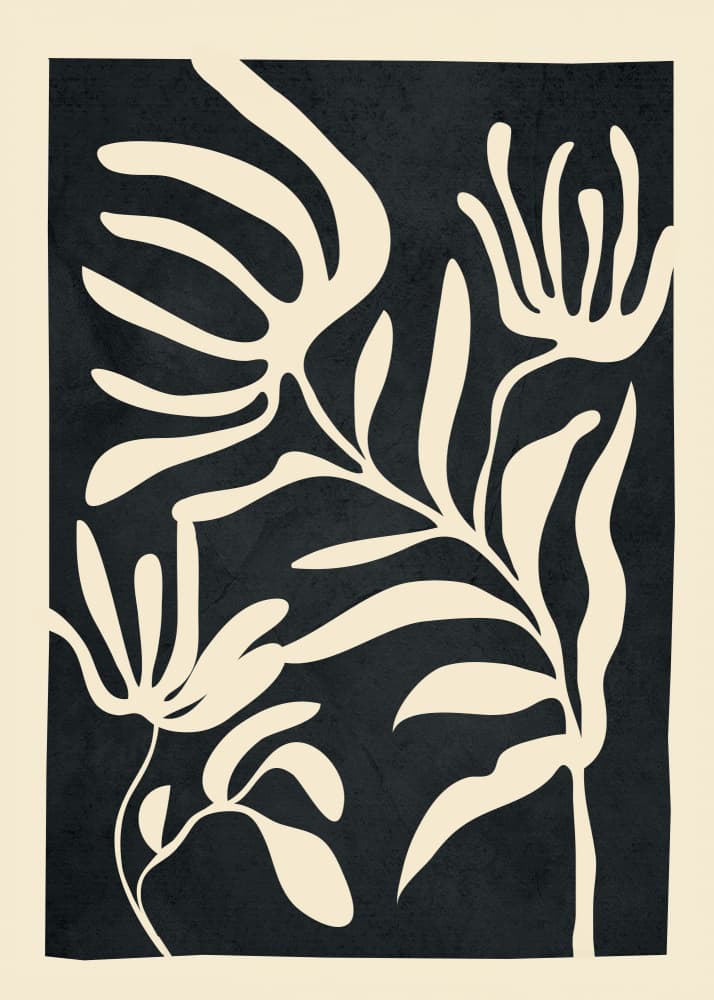 Abstract Botanical Forms by Flow Line — canvas wall art