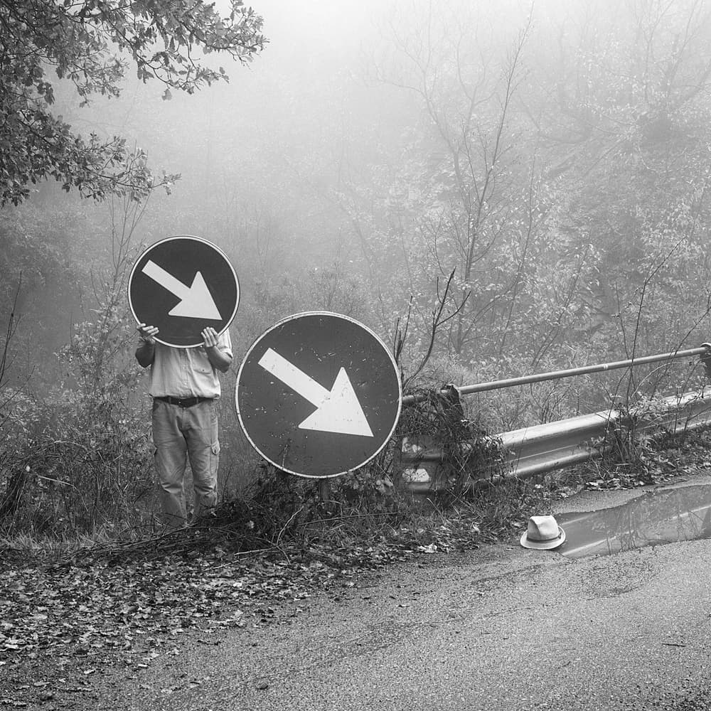 Mystery Arrow Road by Carlo Ferrara — canvas wall art