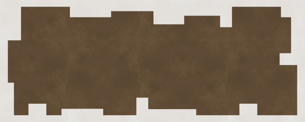 Earthy Brown Block by Vitor Costa — canvas wall art