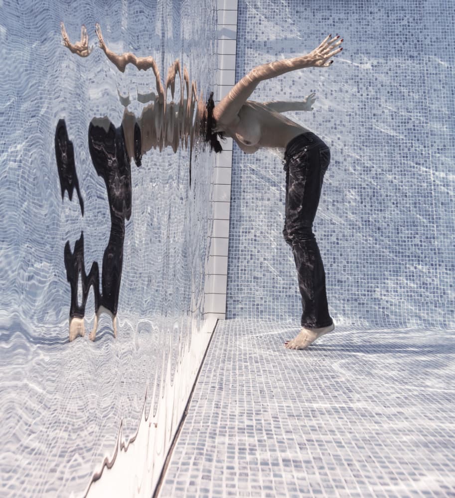 Graceful Pool Reflection by Petr Kleiner — canvas wall art