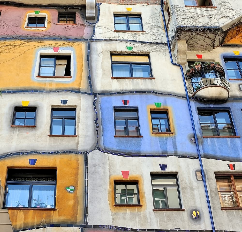 Whimsical City Facade by Yair Tzur — canvas wall art