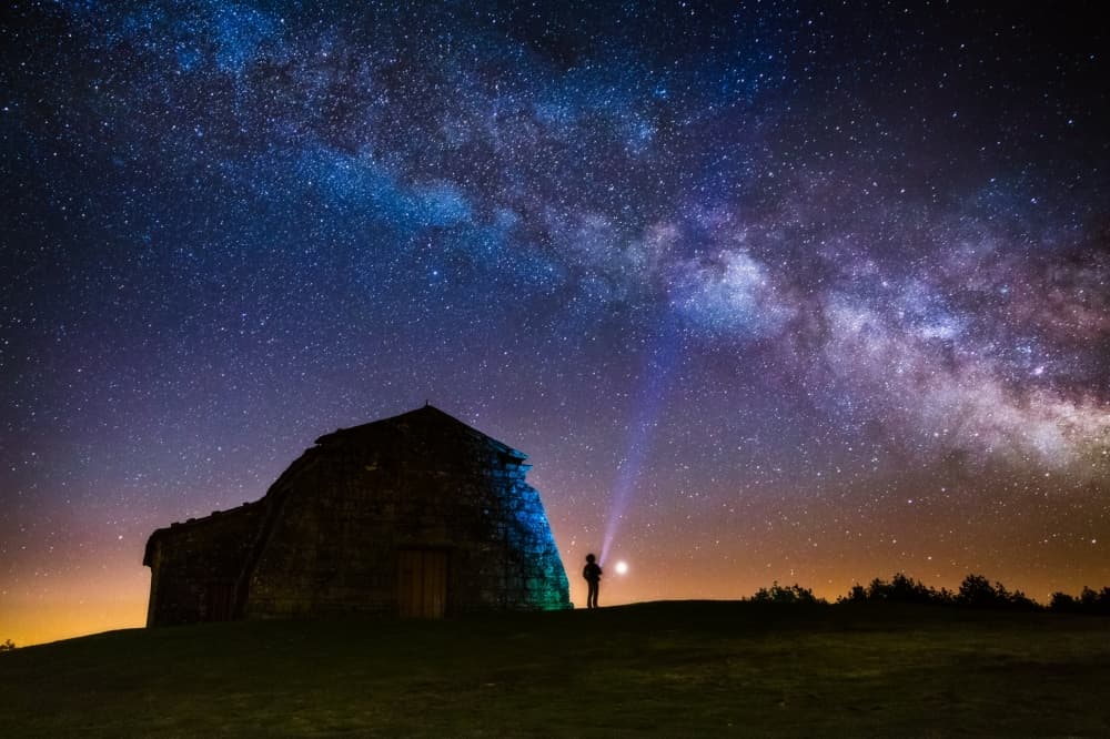 Cosmic Night Watch by Jose Gadea — canvas wall art