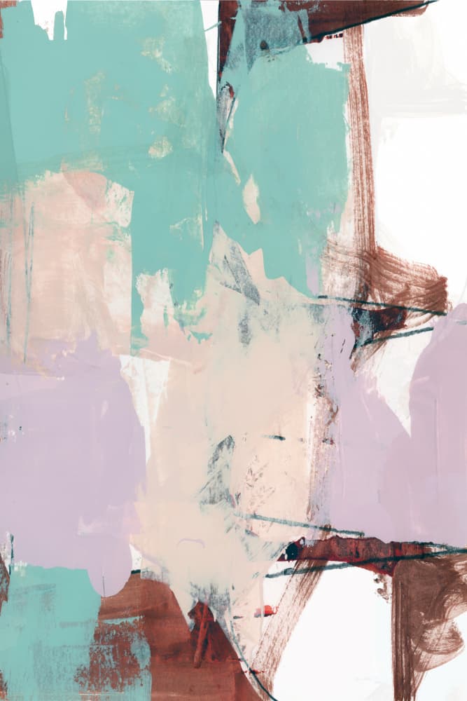 Serene Abstract Brushstrokes by cartissi — canvas wall art
