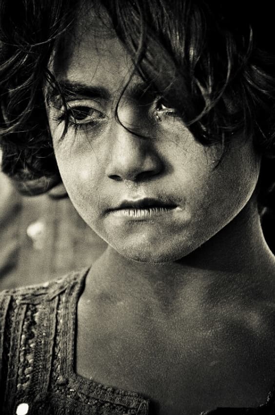 Solemn Young Gaze by Arash Karimi — canvas wall art