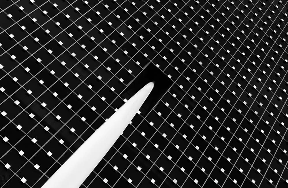 Modern Solar Grid by Hans-Wolfgang Hawerkamp — canvas wall art