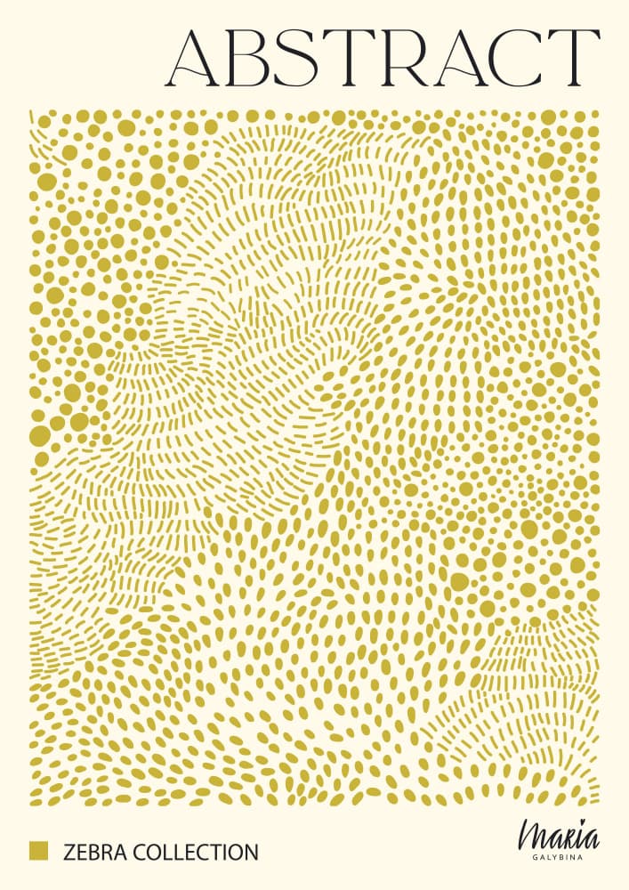 Organic Dot Pattern by Maria Galybina — canvas wall art