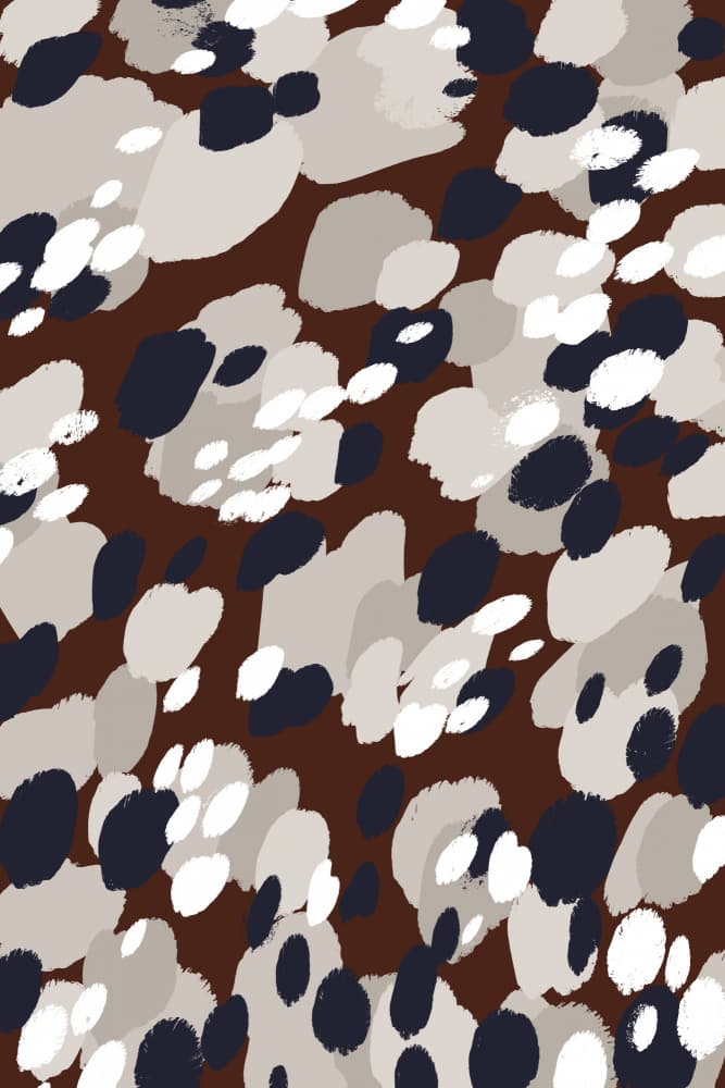 Abstract Dotscape by Treechild — canvas wall art