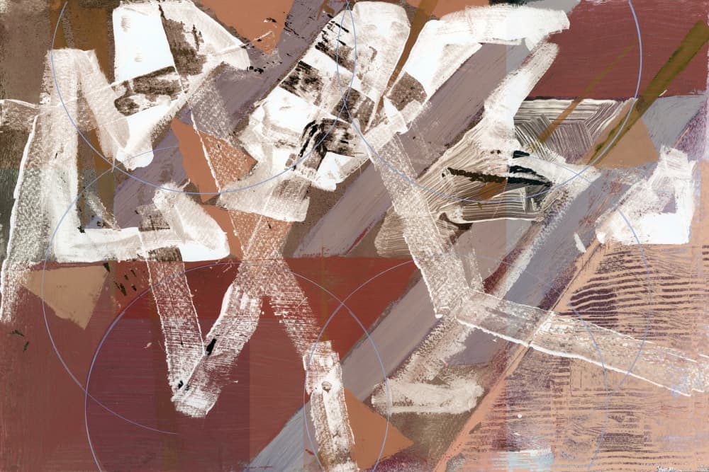 Modern Abstract Strokes by cartissi — canvas wall art