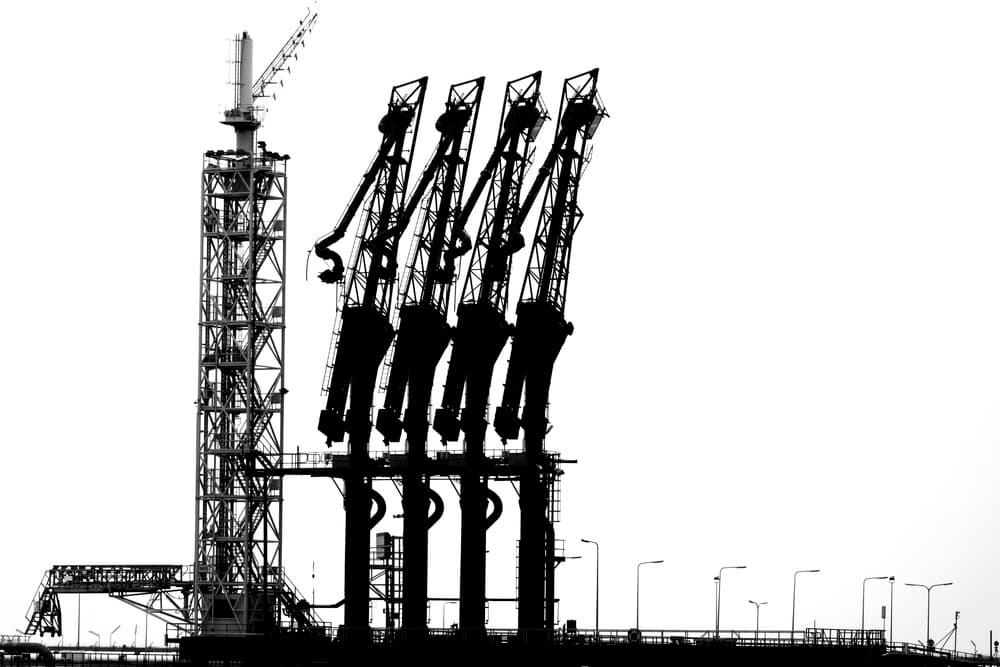 Stark Industrial Silhouettes by Jan Niezen — canvas wall art