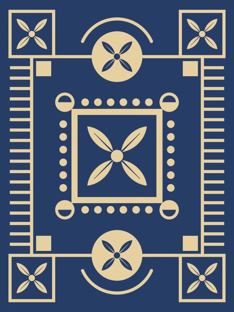 Elegant Art Deco Pattern by The Creating Mind — canvas wall art