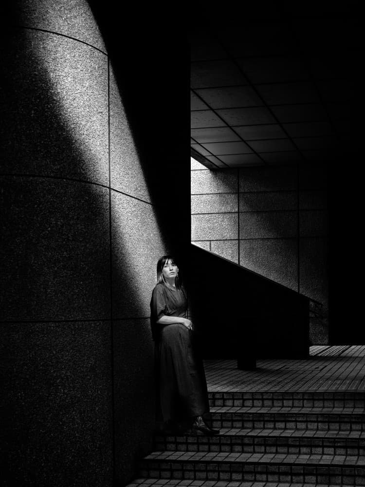 Dramatic Urban Portrait by Yuzo Fujii — canvas wall art