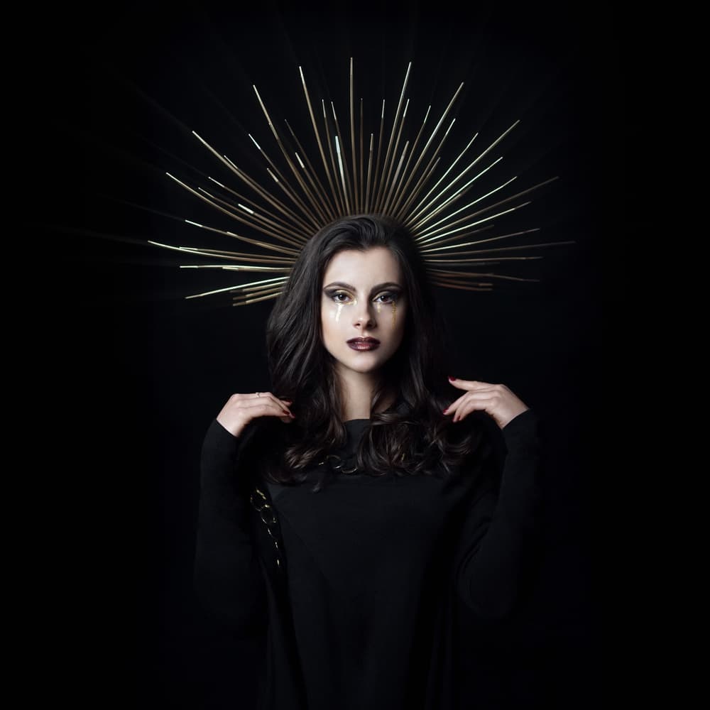 Dramatic Golden Halo by Bobby Kostadinov — canvas wall art